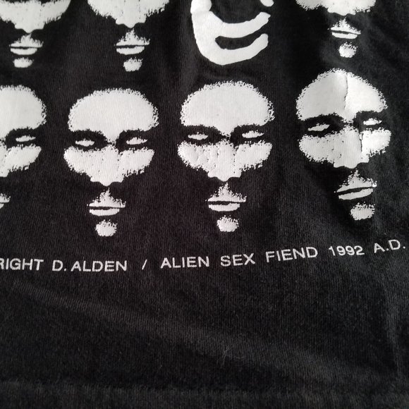 👽🪄Alien Sex Fiend MAGIC Indus METAL 1992 Tee XL MADE IN USA Great Cond.🪄👽 - Picture 3 of 6